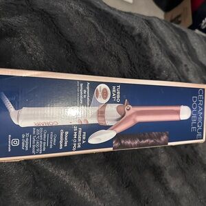 Ceramic Double Hair Curler - Pink